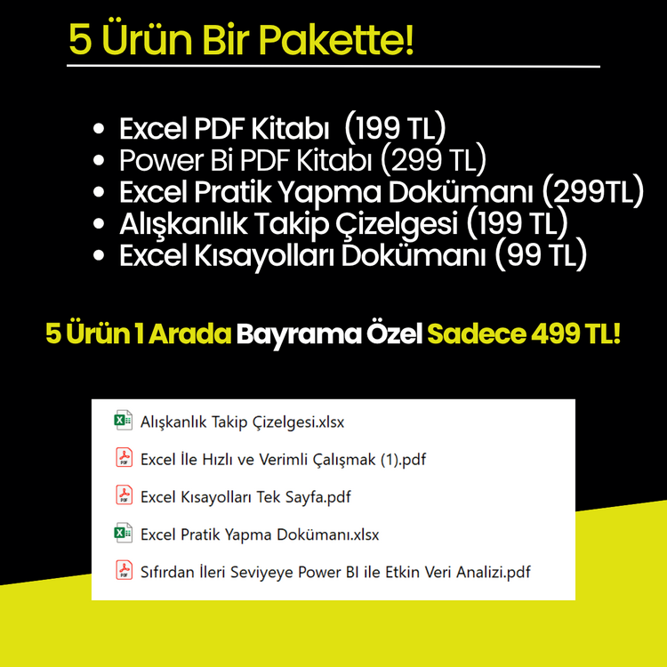5 Ürün 1 Arada! | Bu Setle Veri Analizi Öğrenin!