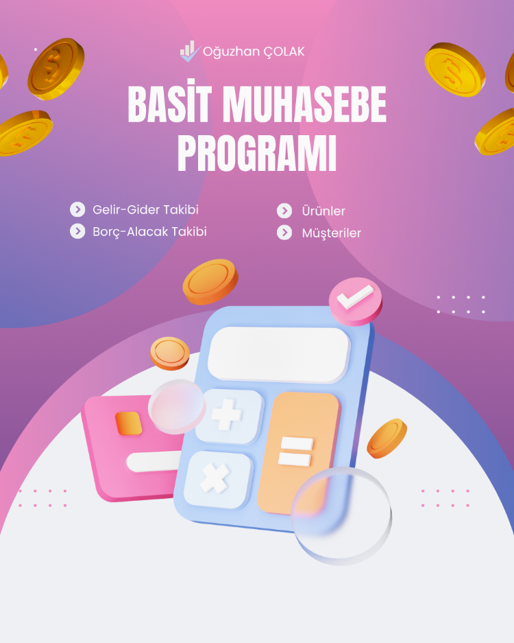 Basit Muhasebe Programı