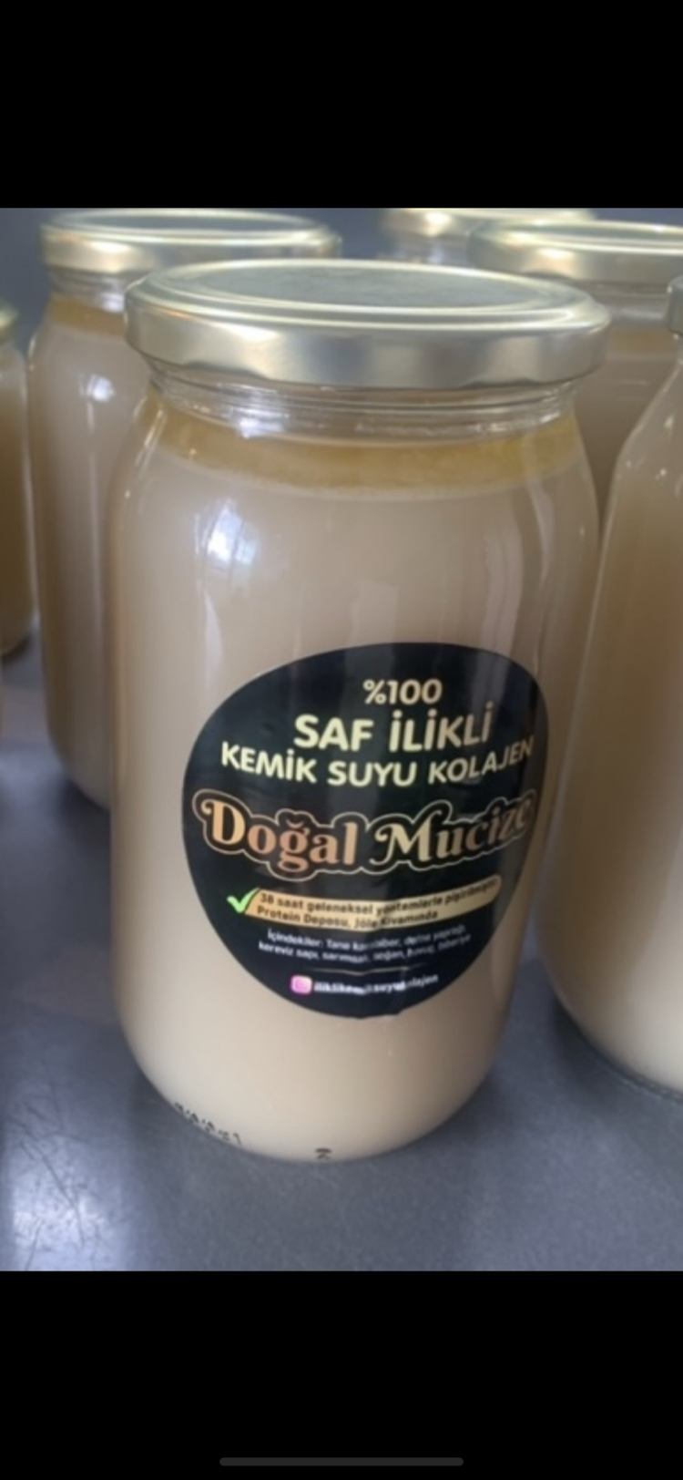 1LT KUZU KEMİK SUYU