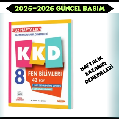 8. SINIF FENOMEN FEN BİLİMLERİ KAZANIM KAVRAMA DENEMELERİ 