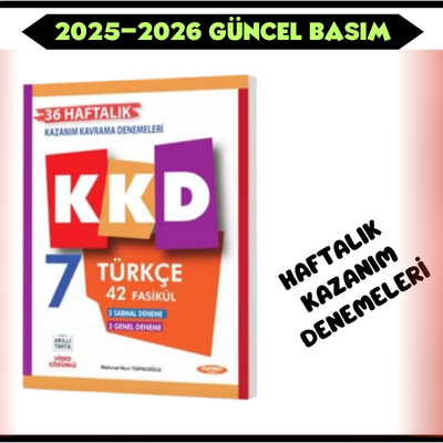 7. SINIF FENOMEN TÜRKÇE KAZANIM KAVRAMA DENEMELERİ