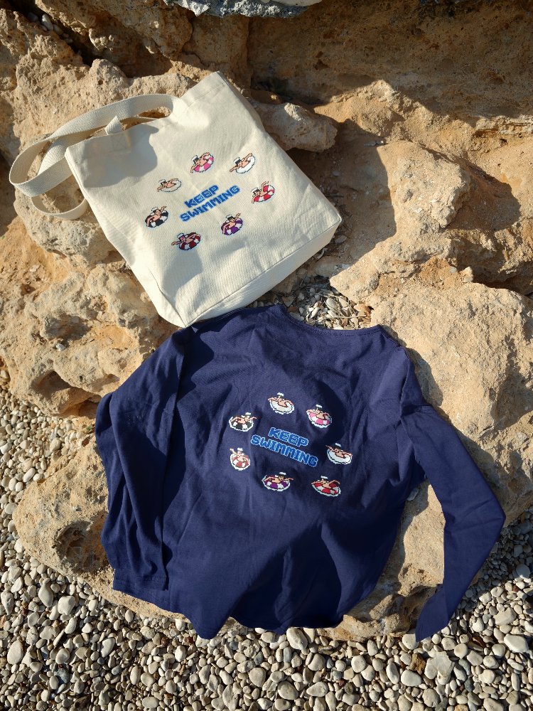 Bts swim uzun kollu tişört 