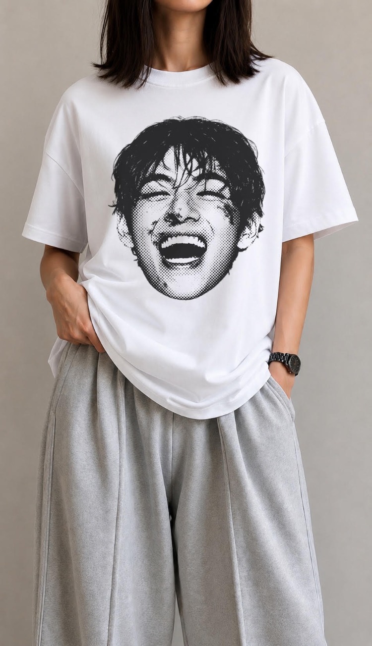 BTS BASKILI TİŞÖRT Maknea line