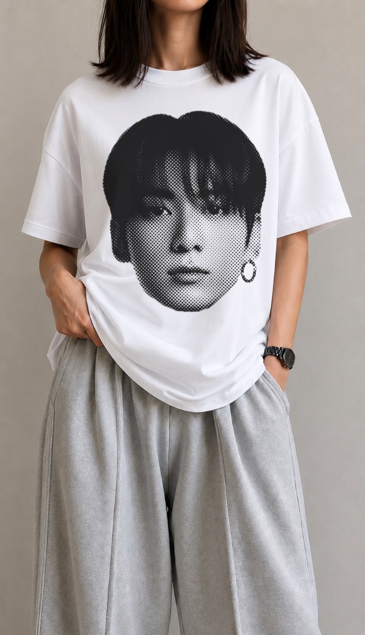 BTS BASKILI TİŞÖRT Maknea line