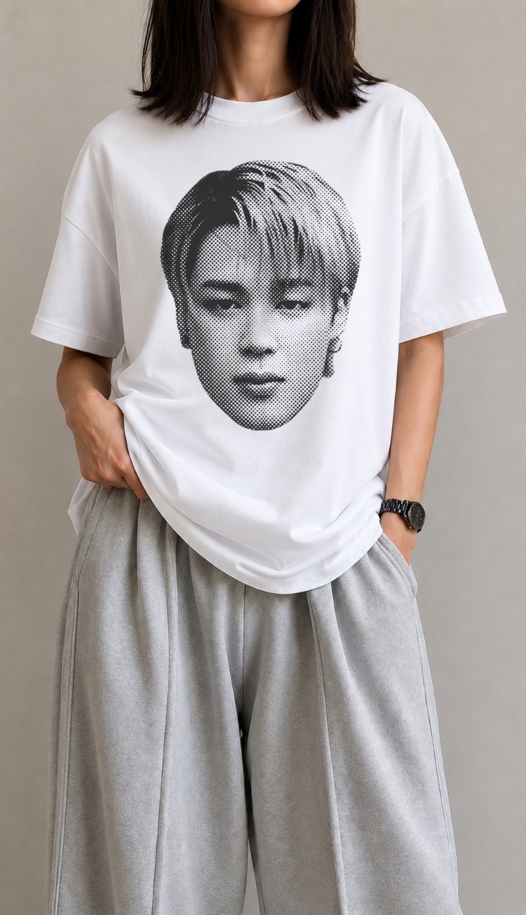 BTS BASKILI TİŞÖRT Maknea line