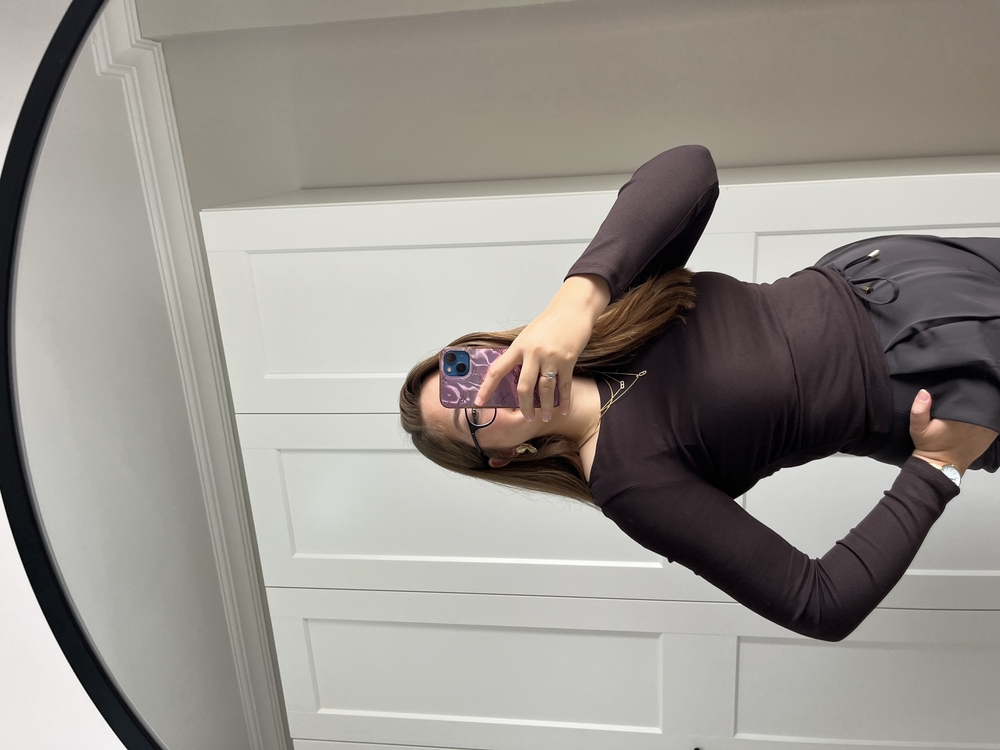 Dilvin Kayık Yaka Büzgülü Body