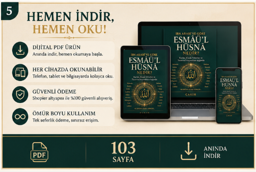 İbn Arabî ve Tasavvuf Büyüklerine Göre Esmâü'l-Hüsnâ | 1. Fasikül