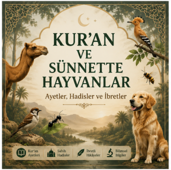 Kur'an ve Sünnette Hayvanlar – Ayetler, Hadisler ve İbretler | 160 Sayfalık E-Kitap
