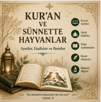 Kur'an ve Sünnette Hayvanlar – Ayetler, Hadisler ve İbretler | 160 Sayfalık E-Kitap