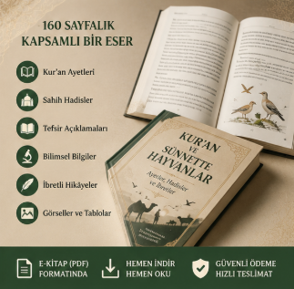 Kur'an ve Sünnette Hayvanlar – Ayetler, Hadisler ve İbretler | 160 Sayfalık E-Kitap