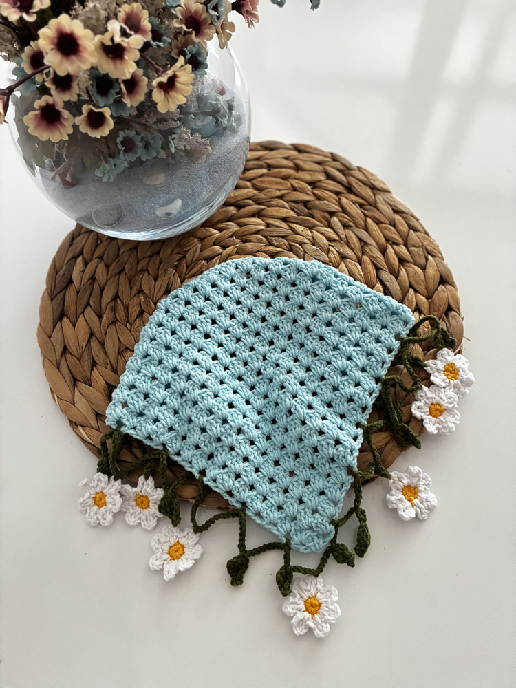 Papatyalar  taçlı bandana 