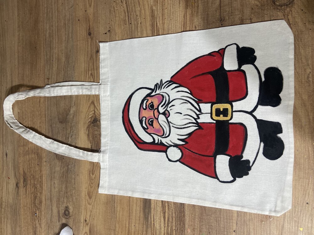 Noel baba bez çanta