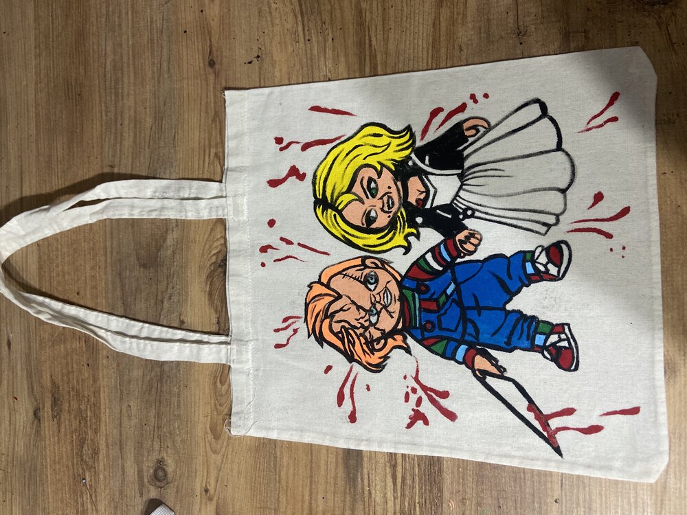 Chucky ve gelini bez çanta