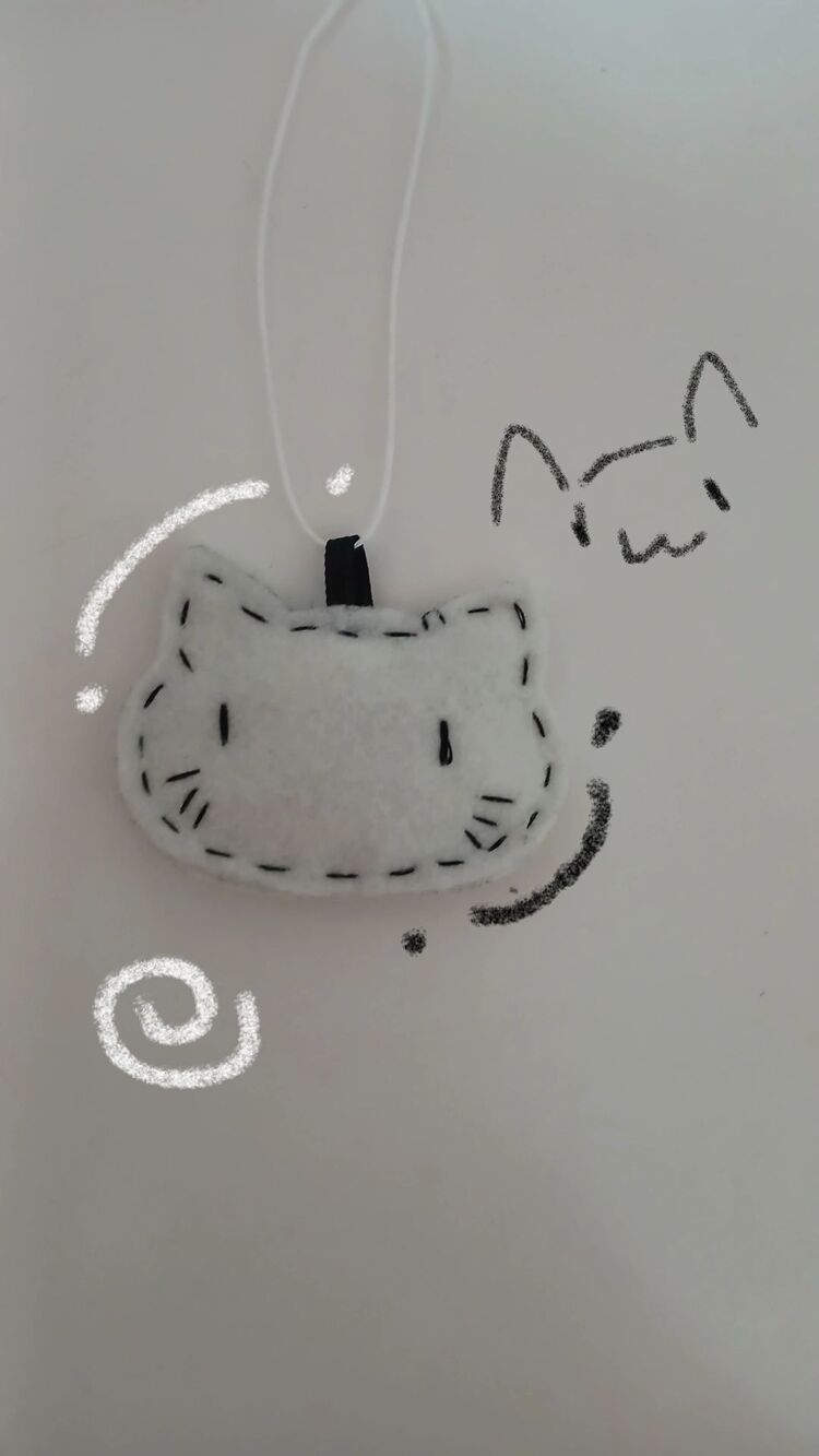 mini kedi charm