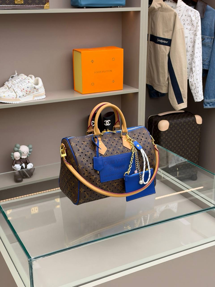 Louis Vuitton Monogram Perforated Speedy Soft 30