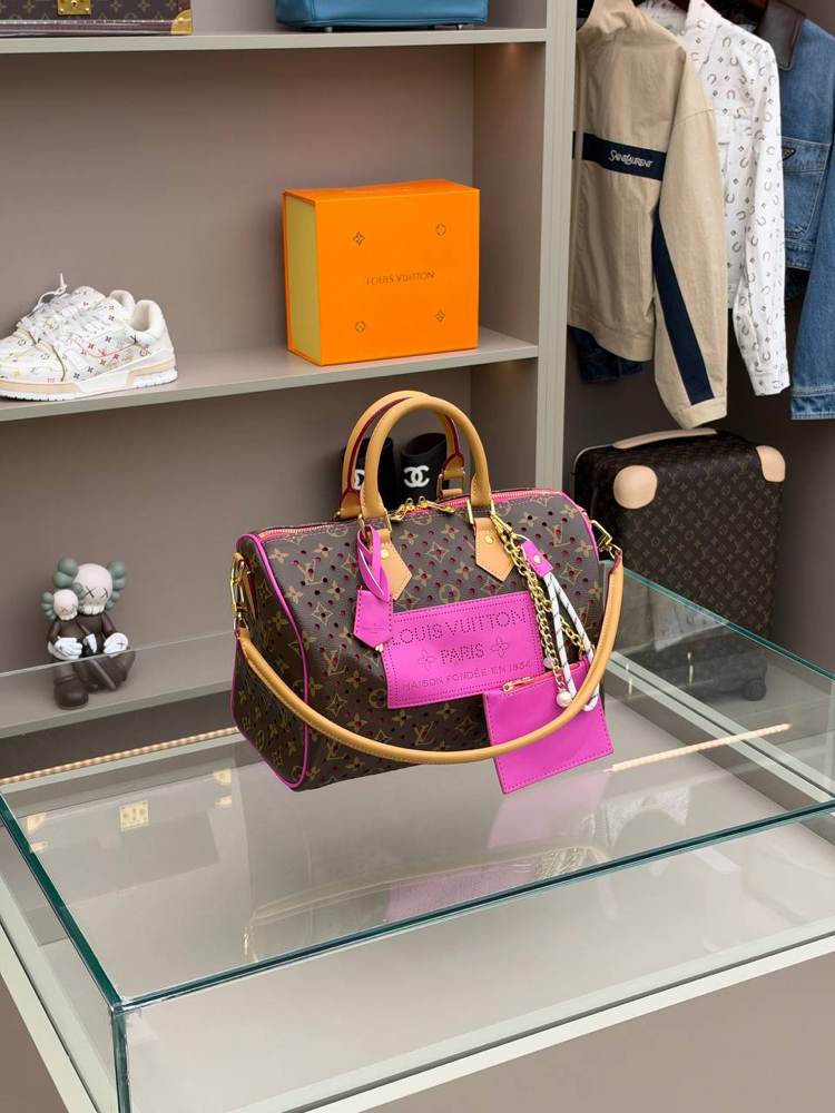 Louis Vuitton Monogram Perforated Speedy Soft 30