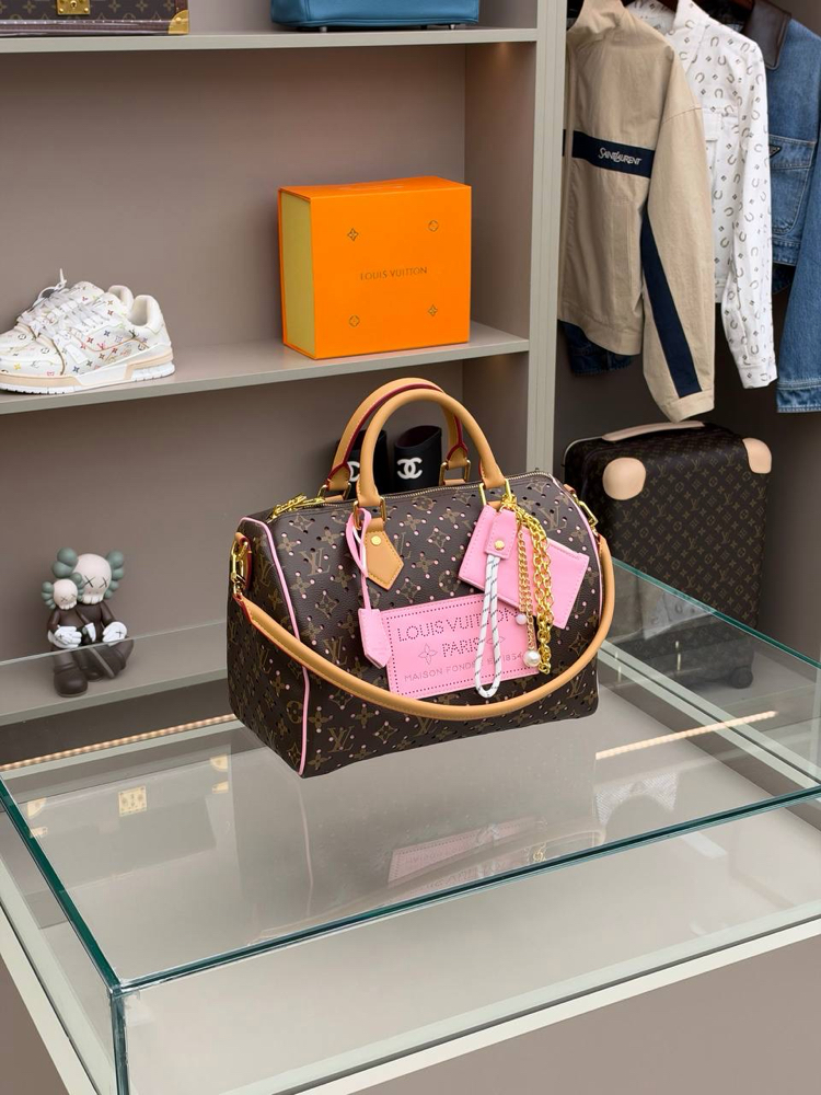 Louis Vuitton Monogram Perforated Speedy Soft 30