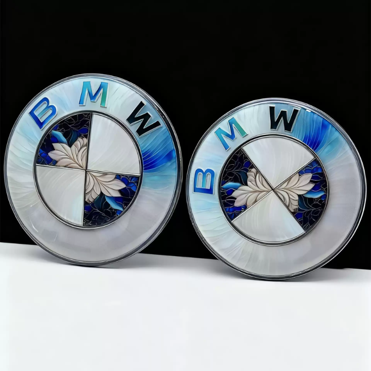 Imperium Garage® BMW Uyumlu Özel Seri Aurora Sedefli & Vitray Motifli Amblem