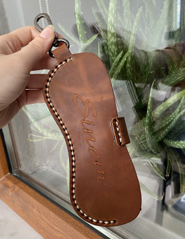 Gözlük Kılıfı Hakiki Deri (Kişiselleştirilebilir) 