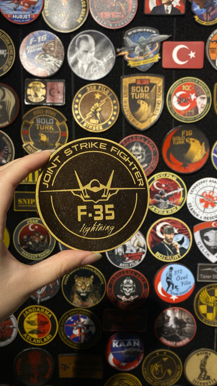 F-35 Deri Peç Sarı