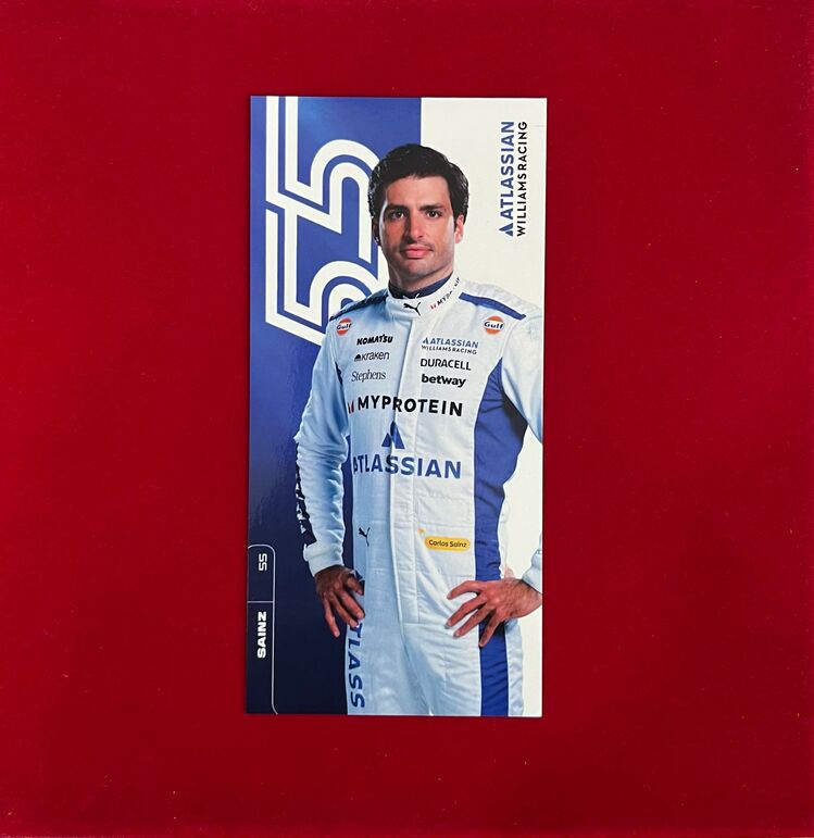 Williams Carlos Sainz Sürücü Kartı