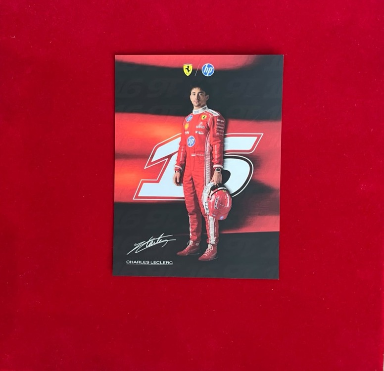 Charles Leclerc Scuderia Ferrari HP F1 2026 Driver Card