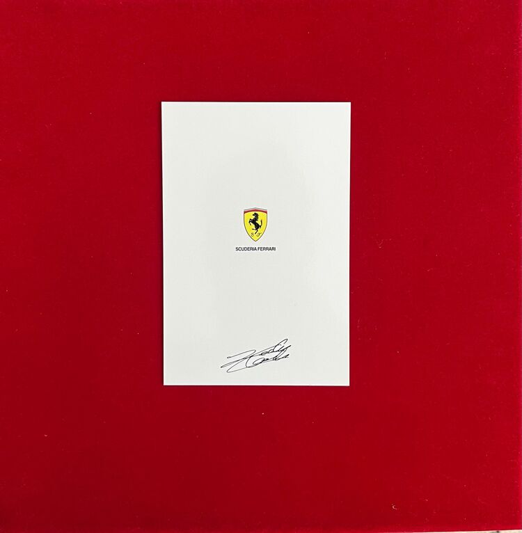 Charles Leclerc Ferrari İmzalı Kartı