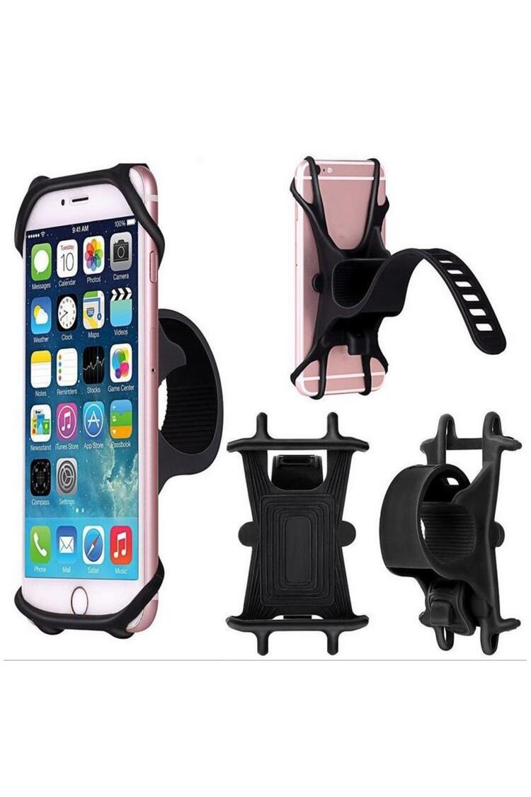 Motosiklet Bisiklet İçin Telefon Tutucu Gidon Uyumlu Stand Aparat