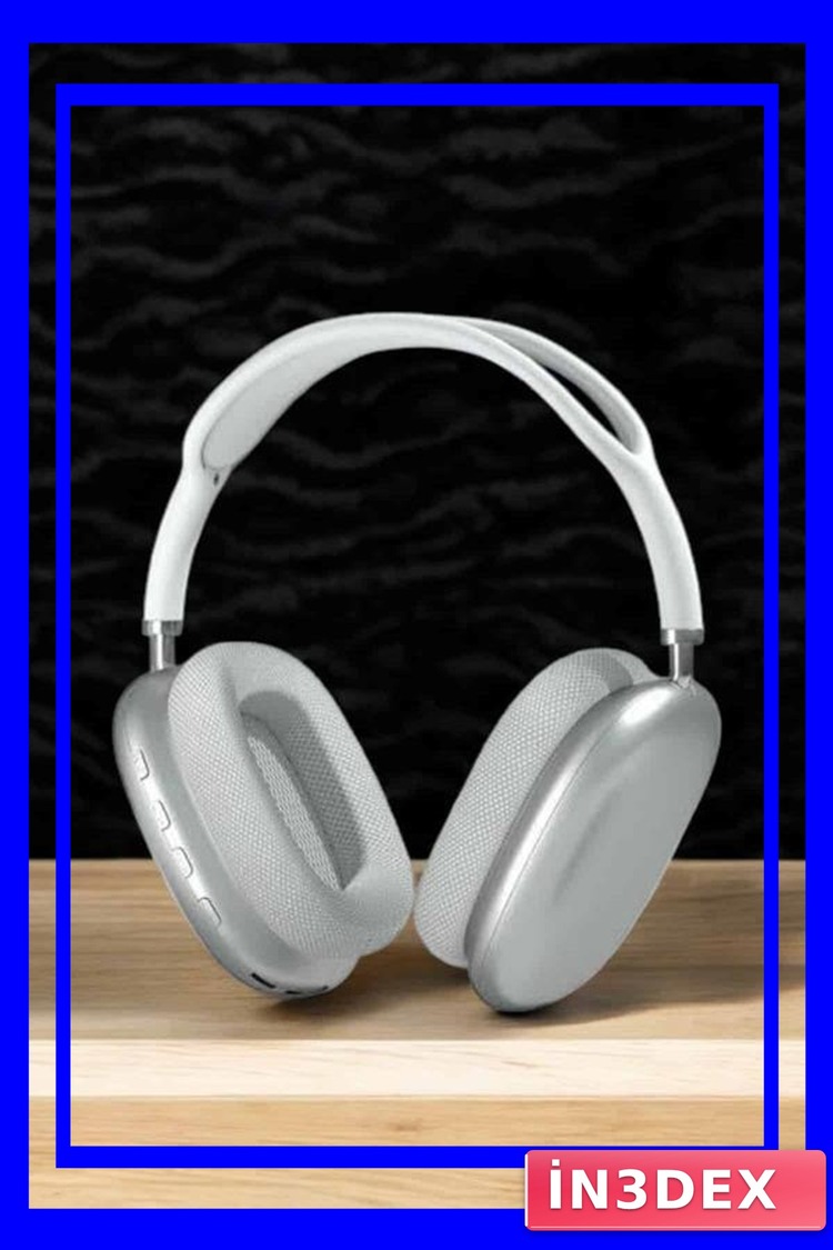 P9 Plus Bluetooth 5.2 Mikrofonlu Kablosuz Kulak Üstü Kulaklık Beyaz