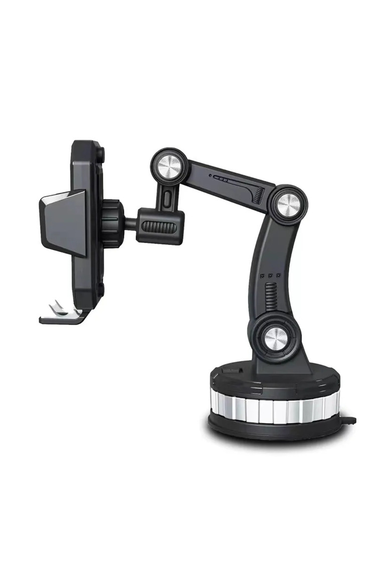 Store Universal Çok Fonksiyonlu Araç İçi Telefon Tutucu - 360° Dönebilen, Vakumlu ve Ayarlanabilir
