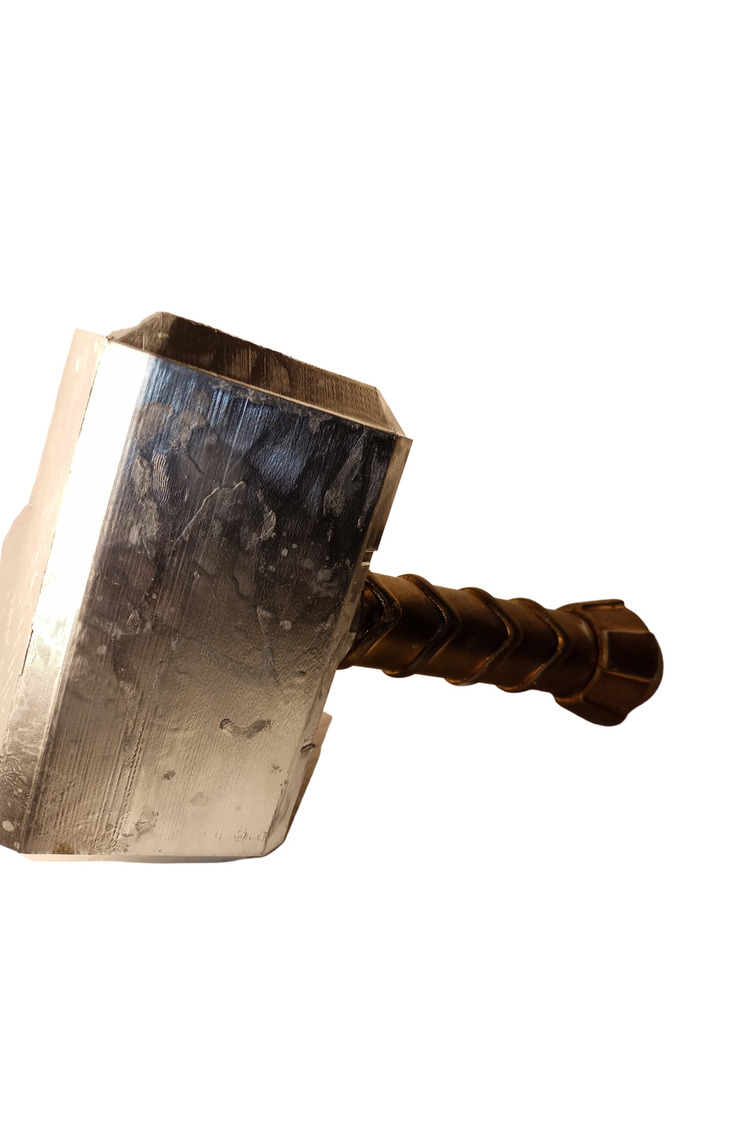 Thor'un Çekici Mjolnir Marvel Koleksiyonluk Büyük Boy 25x15cm Figür