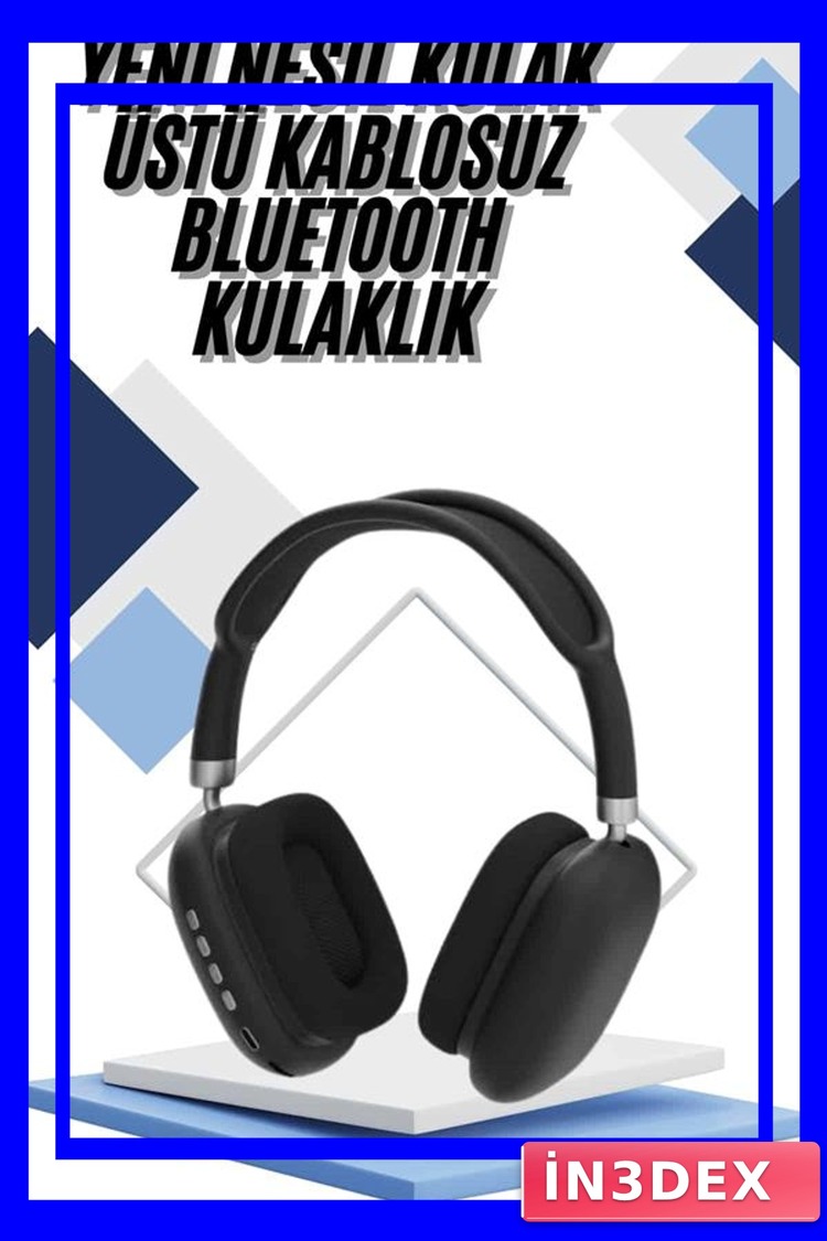 Yeni Nesil ANC Özellikli Bluetooth Kulak Üstü Yüksek Ses Kaliteli Kulaklık