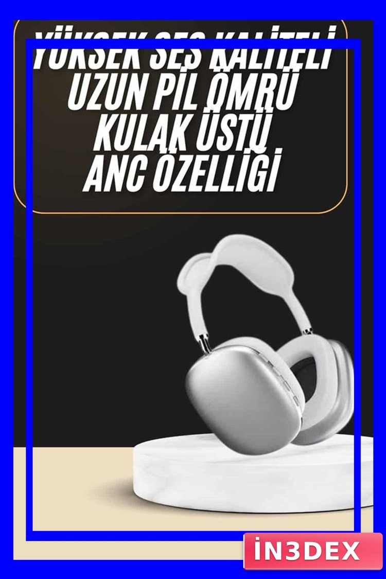 2025 Model Kulak Üstü Kablosuz Bluetooth Kulaklık Uzun Pil Ömürlü