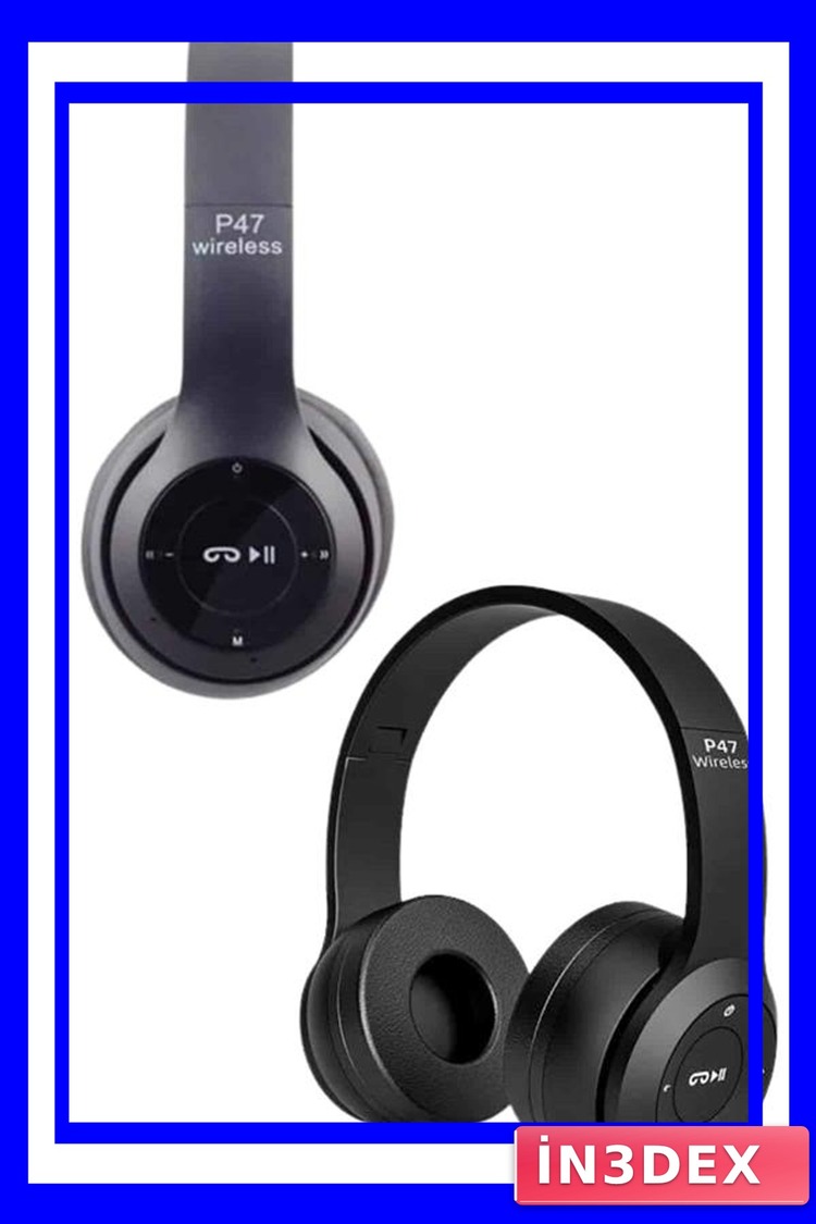 Kulak Üstü Bluetooth Kulaklık Yüksek Ses Kaliteli Ayarlanabilir
