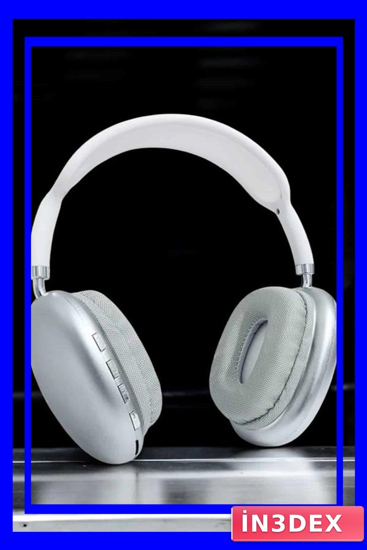 P9 Plus Bluetooth 5.2 Mikrofonlu Kablosuz Kulak Üstü Kulaklık Beyaz