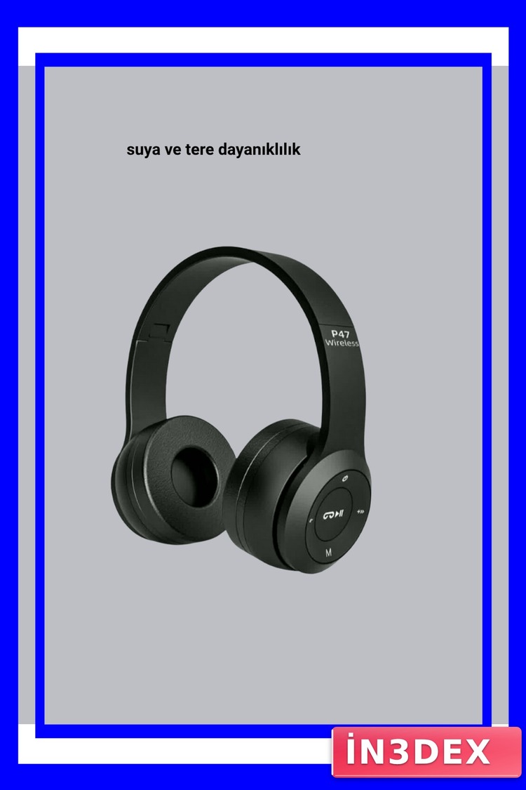 Suya ve Tere Dayanıklı Bluetooth Kulaklık Ergonomik Kablosuz Kulaklık
