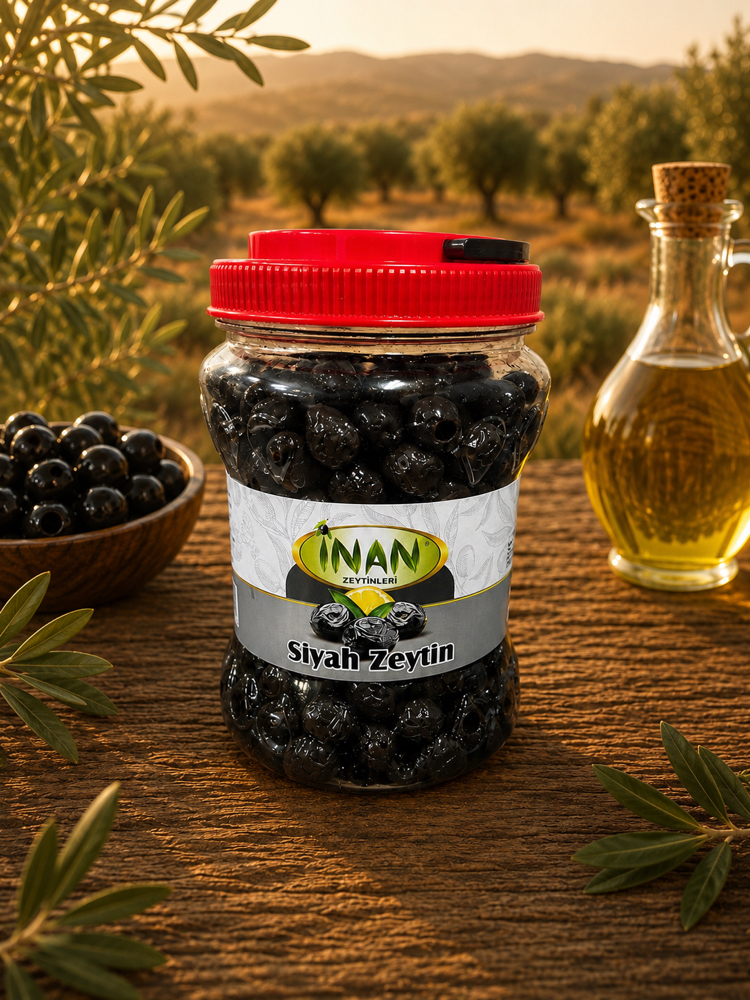 Gemlik Siyah Zeytin Orta boy