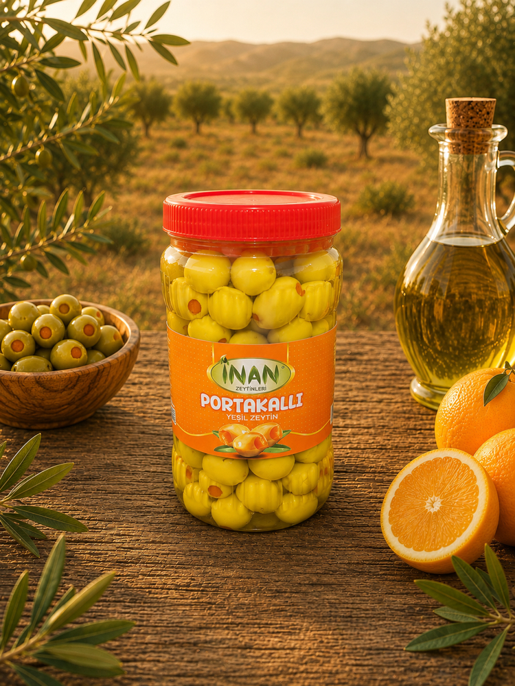 Portakallı Yeşil Zeytin