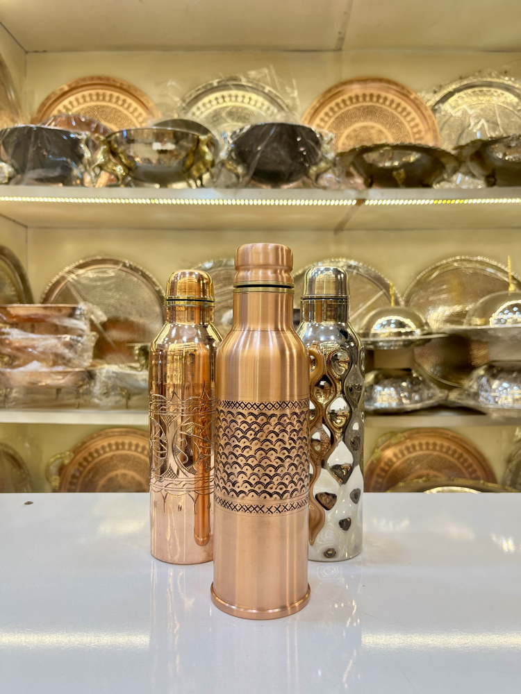 ELVİN BAKIR RENK MATARA ( 750ml )