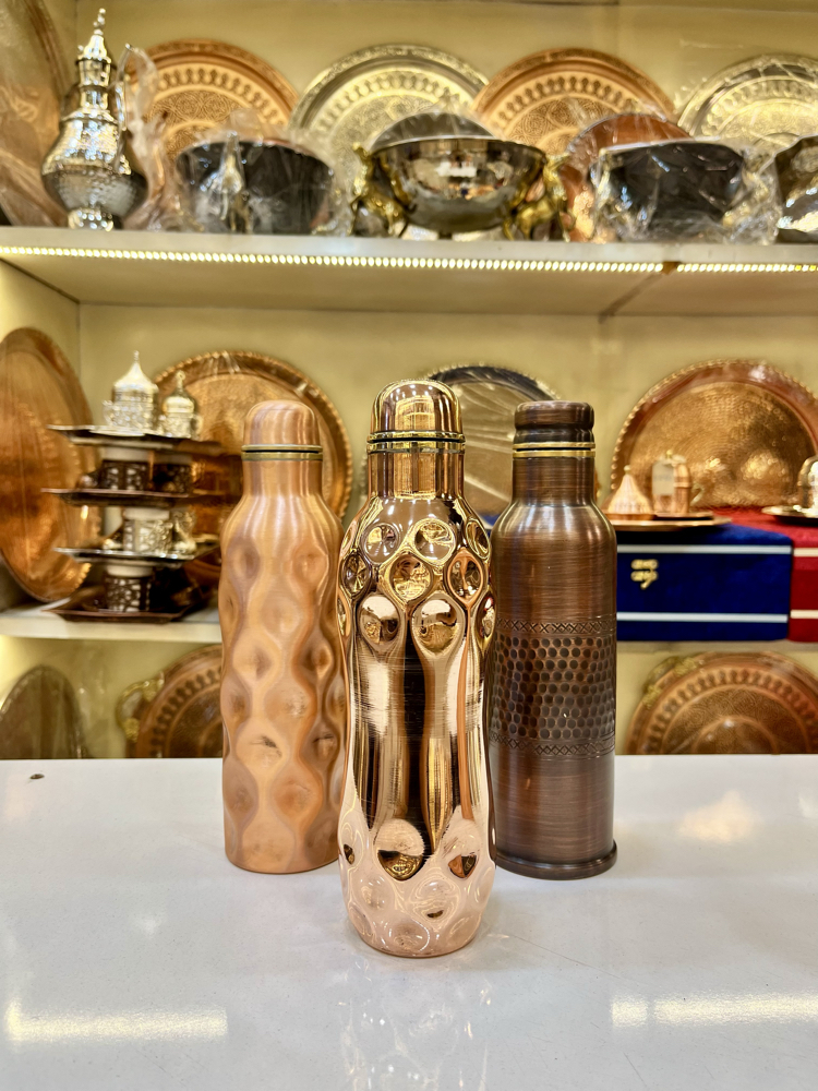 GAMZE PARLAK BAKIR RENK MATARA ( 750ml )