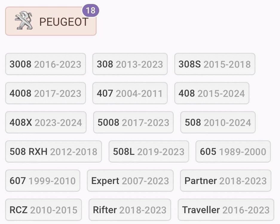 Peugeot Ahtapot Jant Göbeği Grey Takım