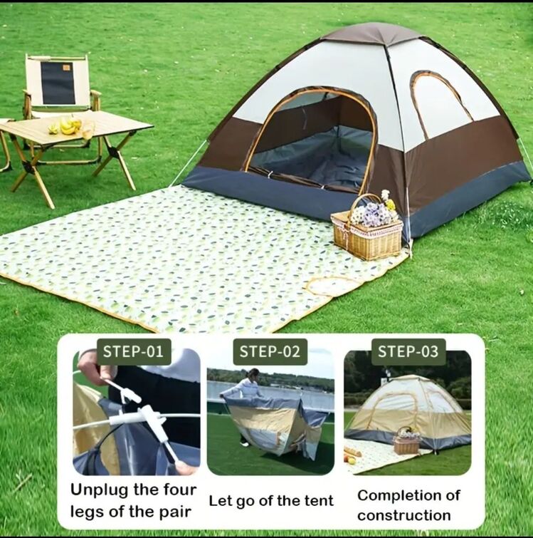 Kamp Çadırı (2 Kapı ve 2 Pencereli)