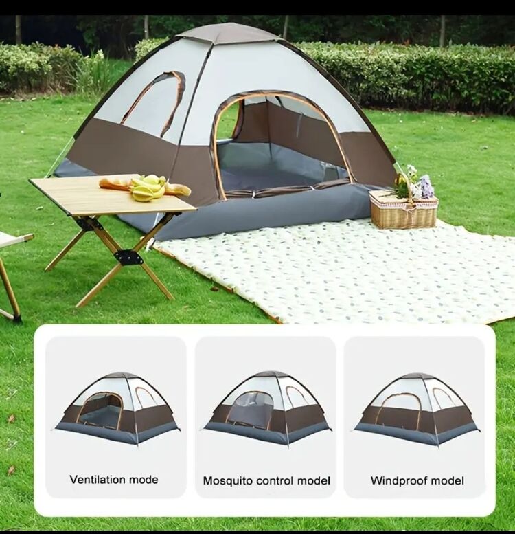 Kamp Çadırı (2 Kapı ve 2 Pencereli)