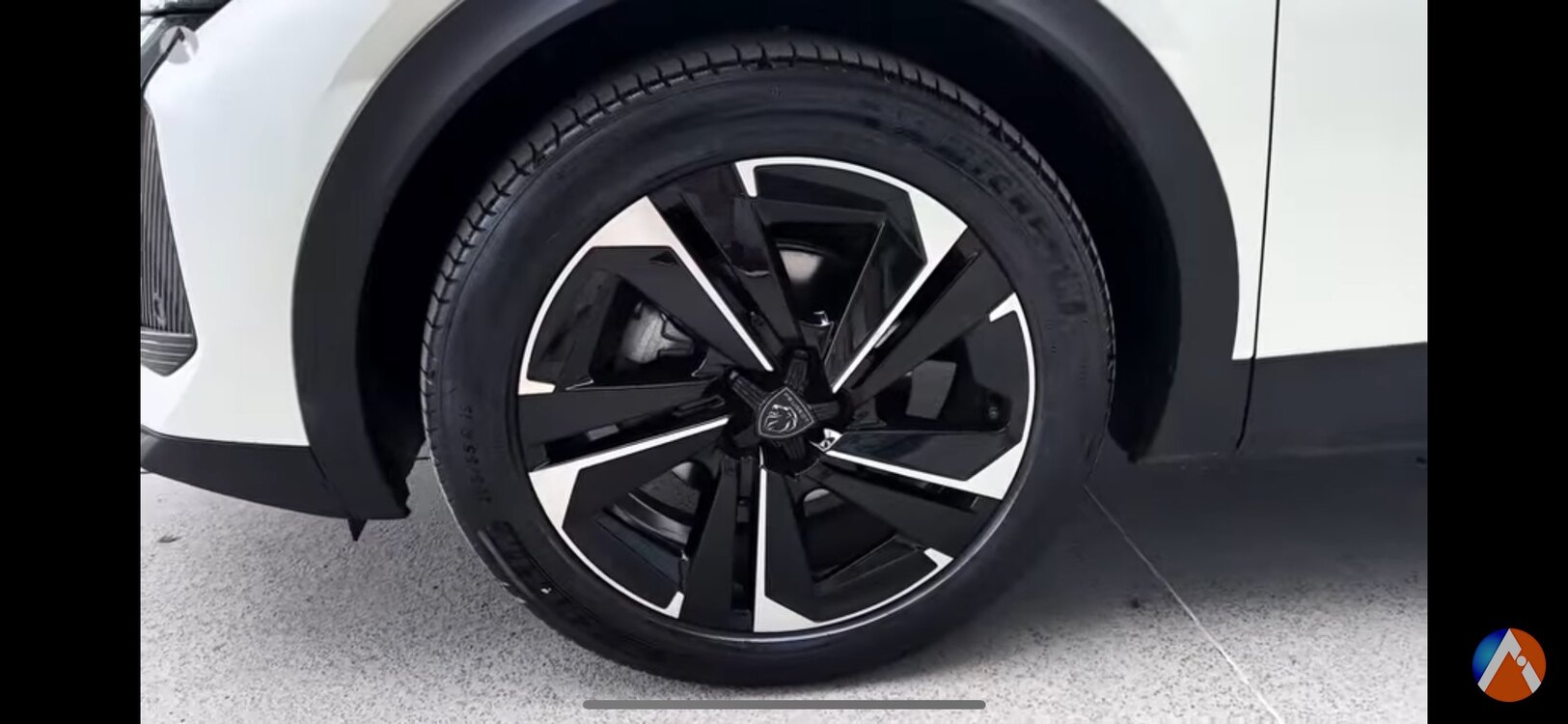 Peugeot Ahtapot Jant Göbeği Black Blue Takım