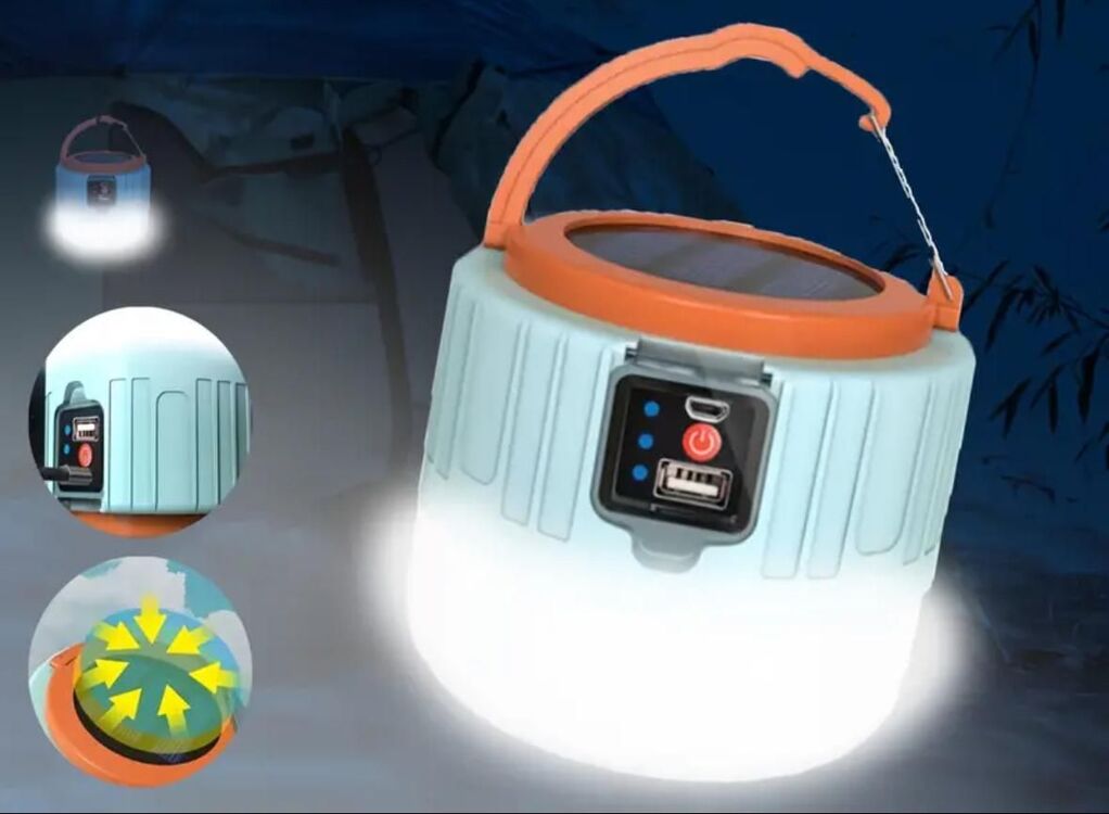 Kamp Lambası (Solar Şarj Edilebilir) 