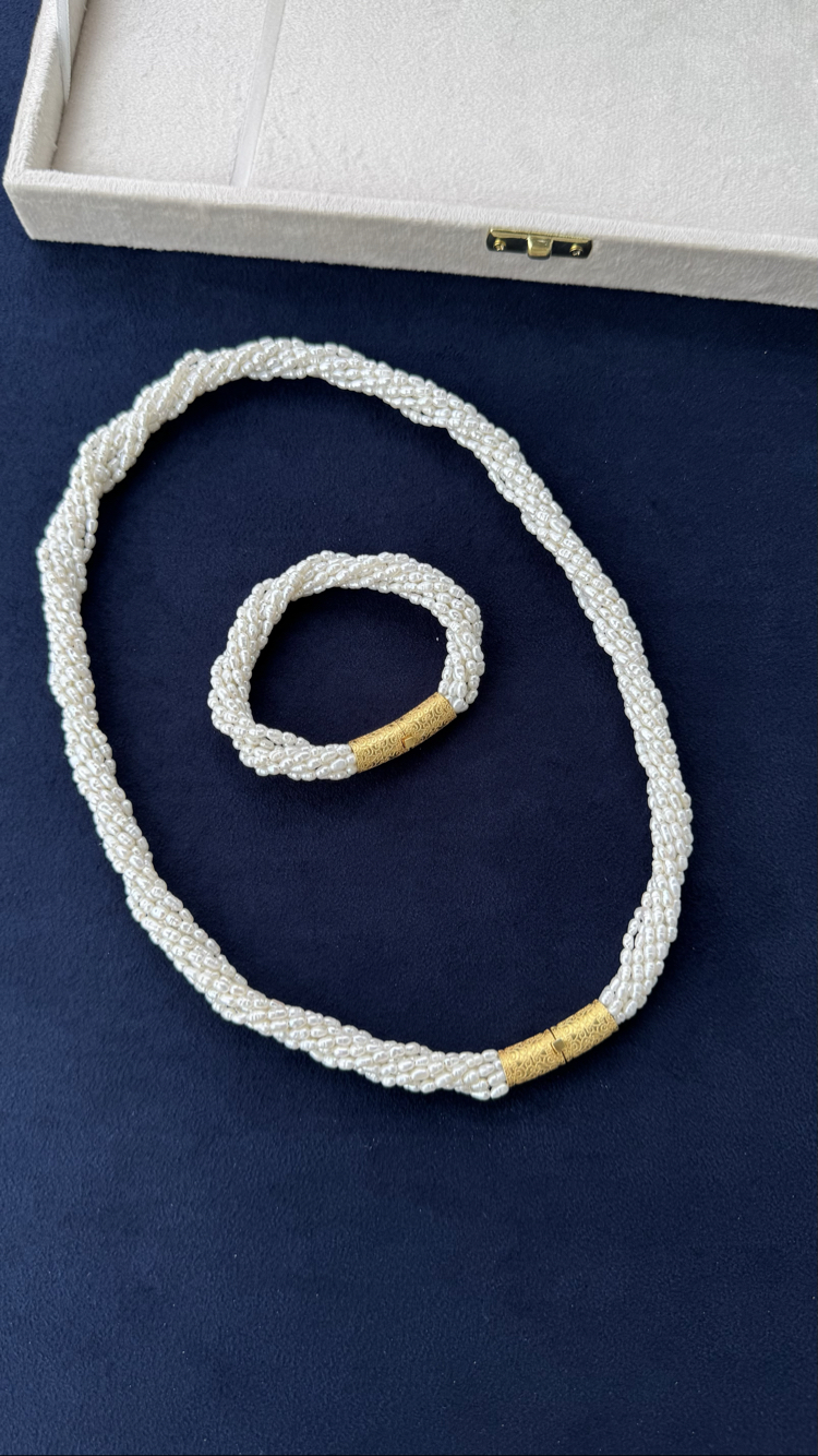 Kum İnci Burgu Set