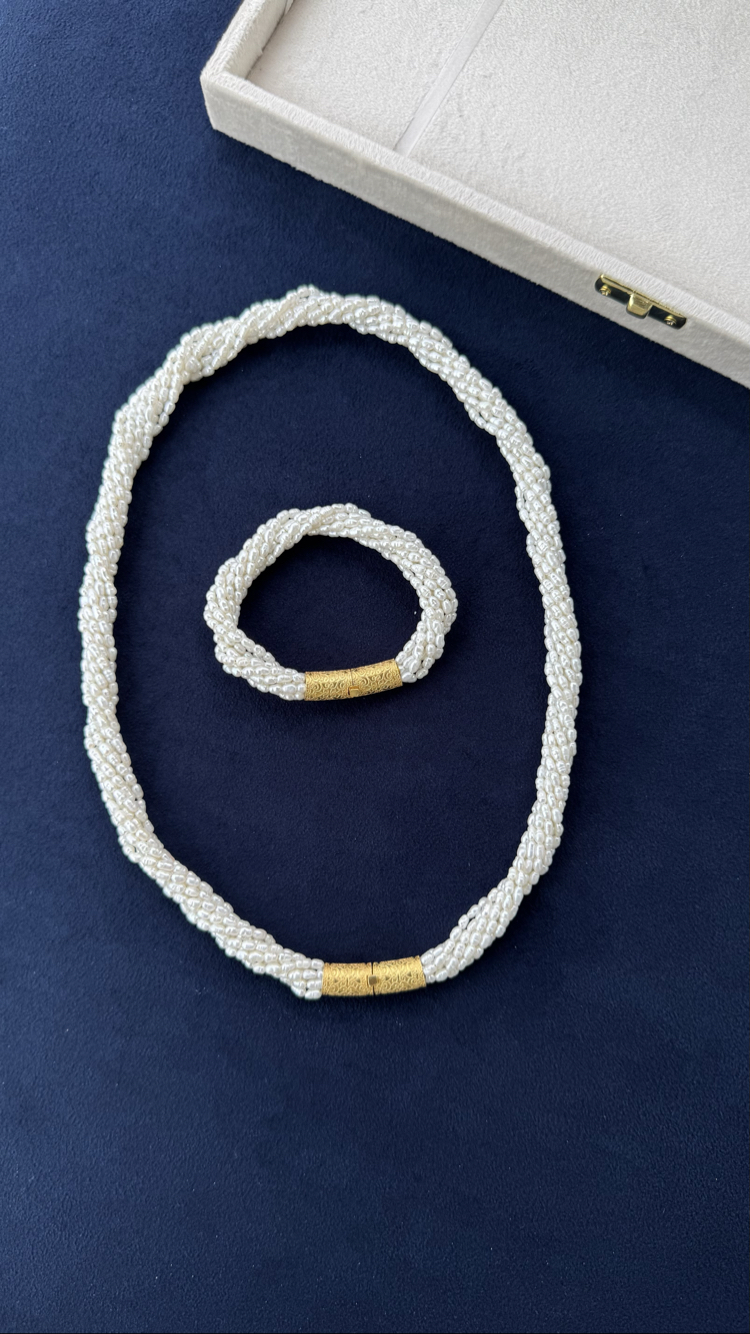 Kum İnci Burgu Set