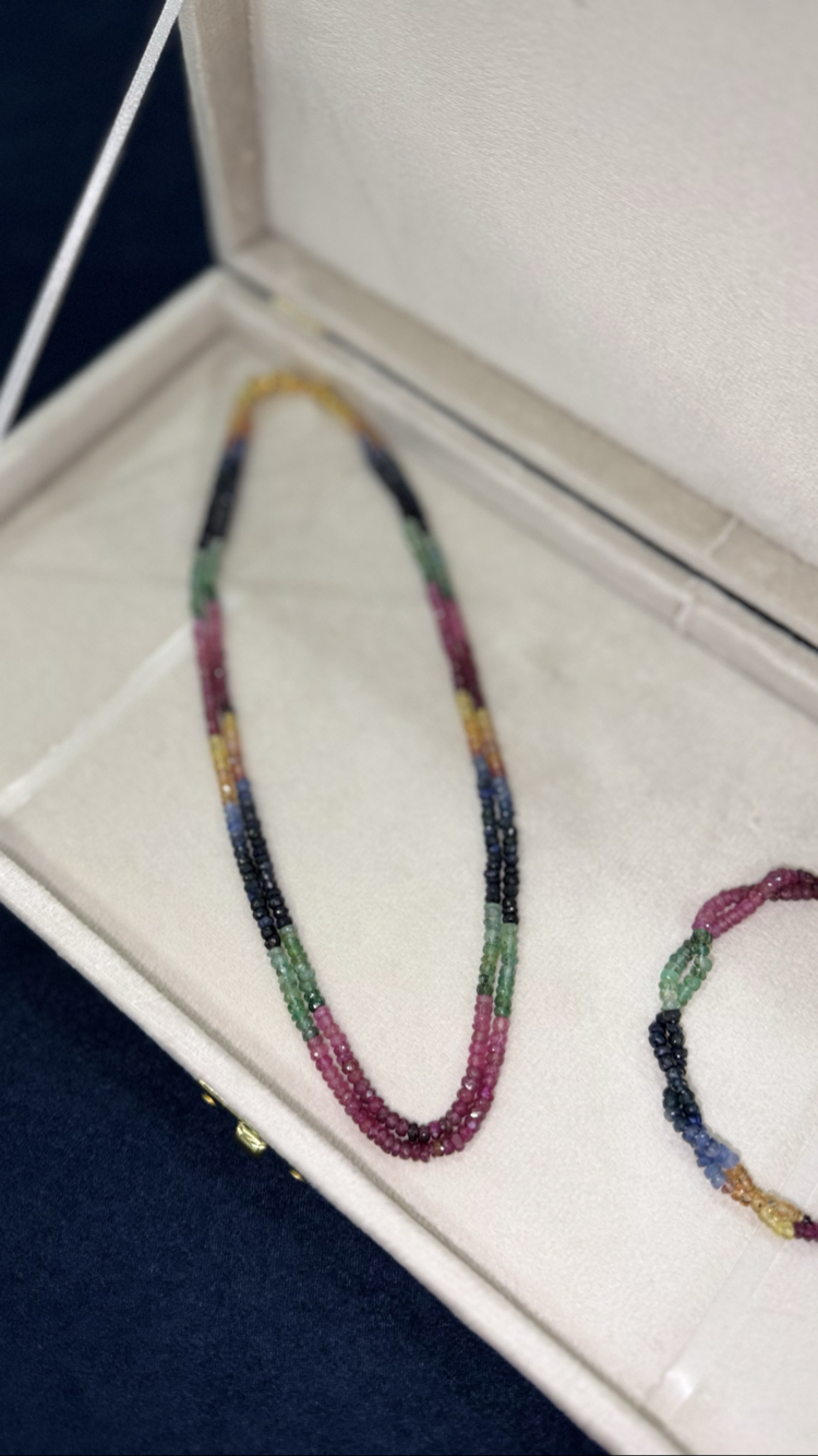 Safir-Zümrüt-Yakut Set