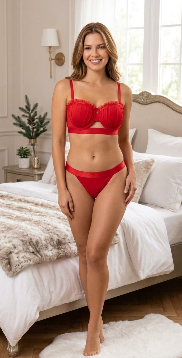 İstiridye Model Dolgulu Sütyen Takımı