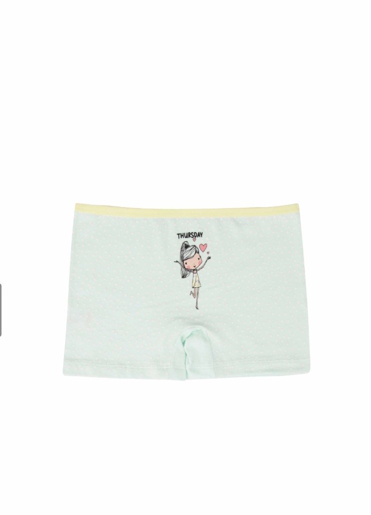 Çocuk Boxer Külot 6 lı Paket Desenli